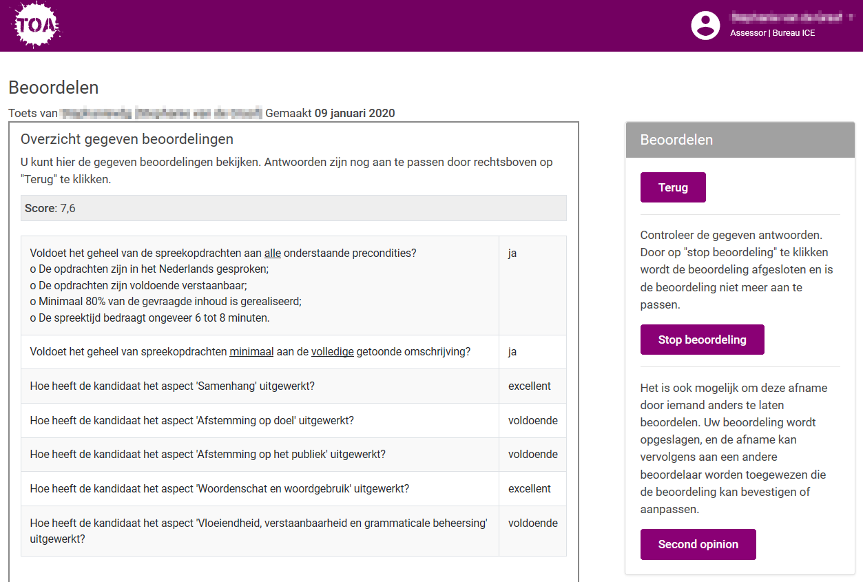 Toa Toets Nederlands Oefenen 2f